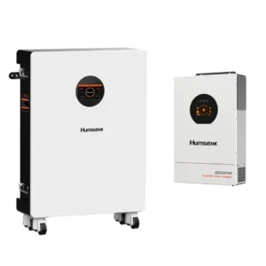 15.36kwh home backup, 48v 300ah lifepo₄ battery with built‑in wheels 200a bms active balancing